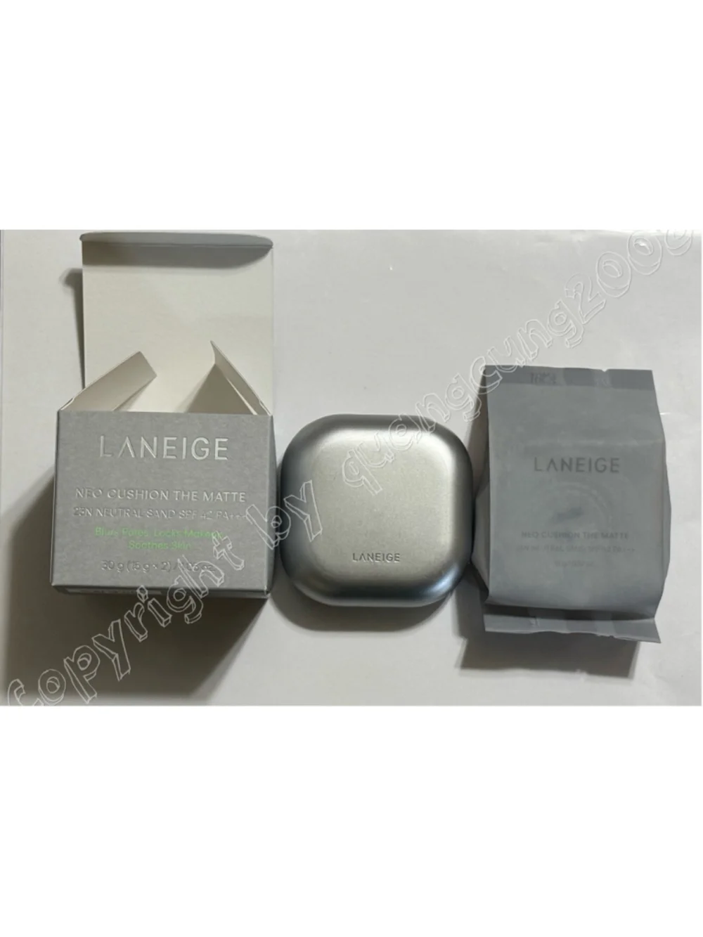 LANEIGE Neo Cushion The Matte 15g x 2pcs 2026 NEW SPF42 PA+++ #23N Neutral Sand